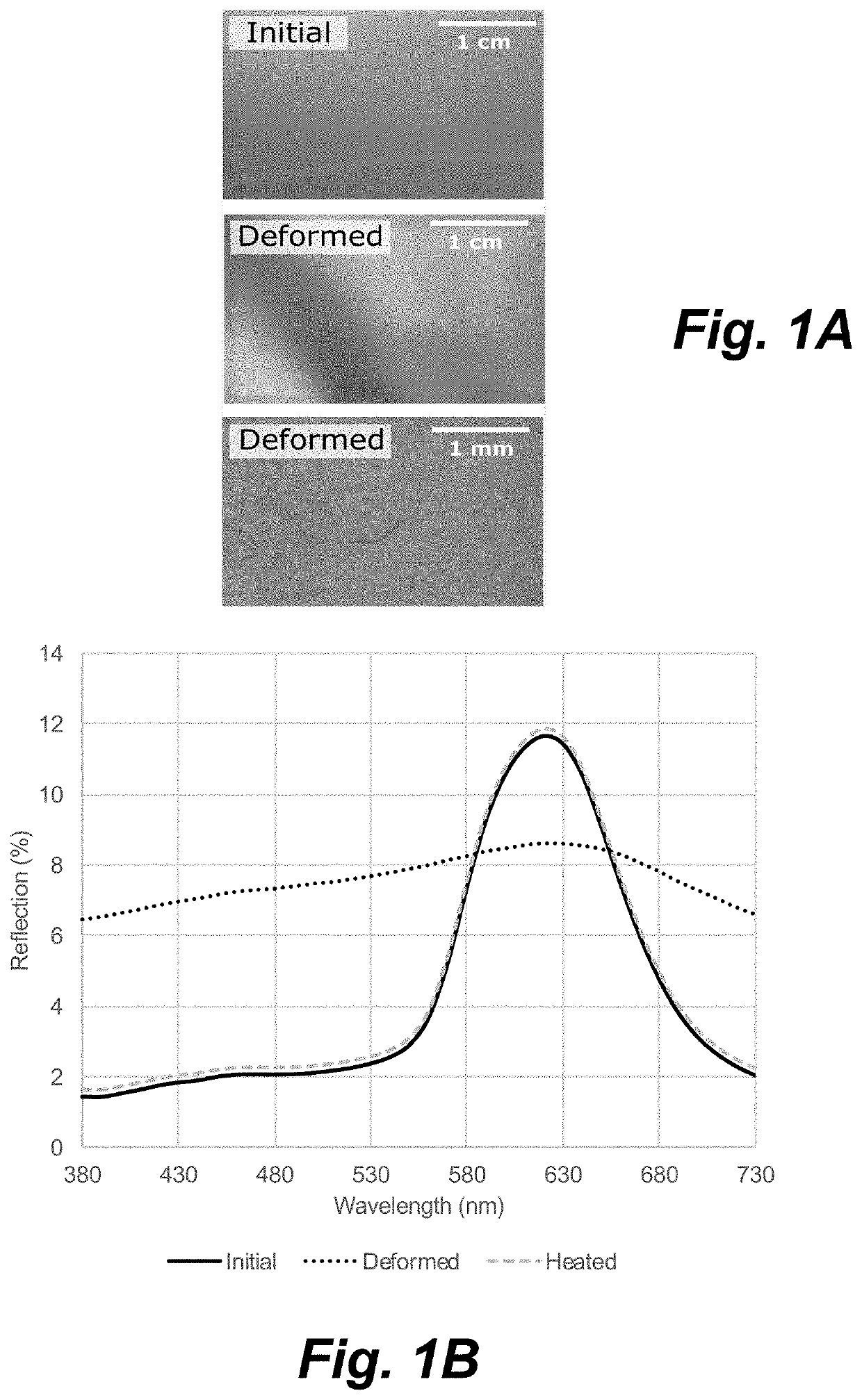 Optical sensor based on shape memory between scattering and transparent modes