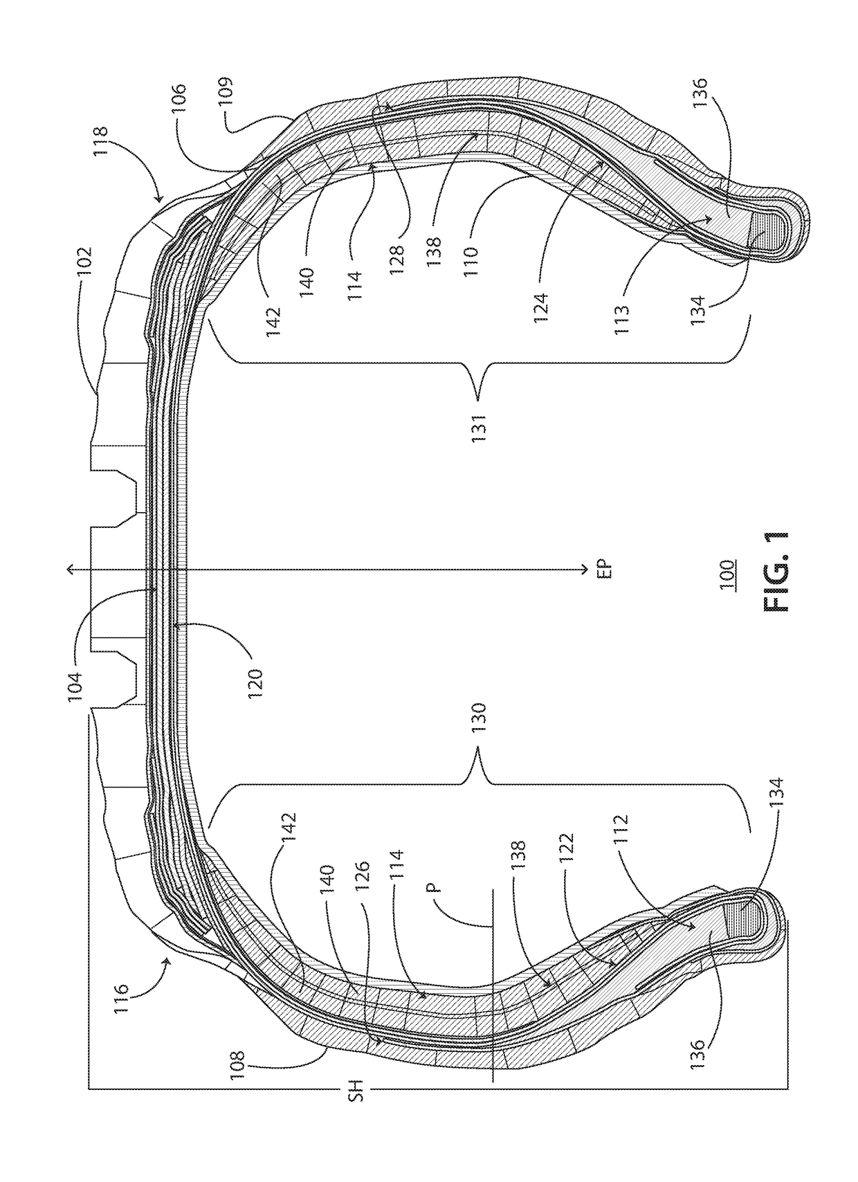 A runflat tire with sidewall-reinforcing inserts