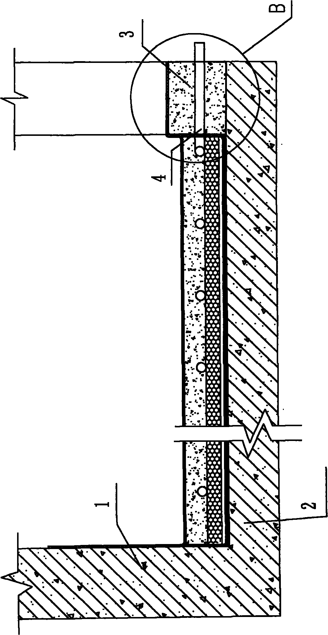 Waterproof construction method of water-stopping doorsill of heating washroom with low-temperature radiation floor