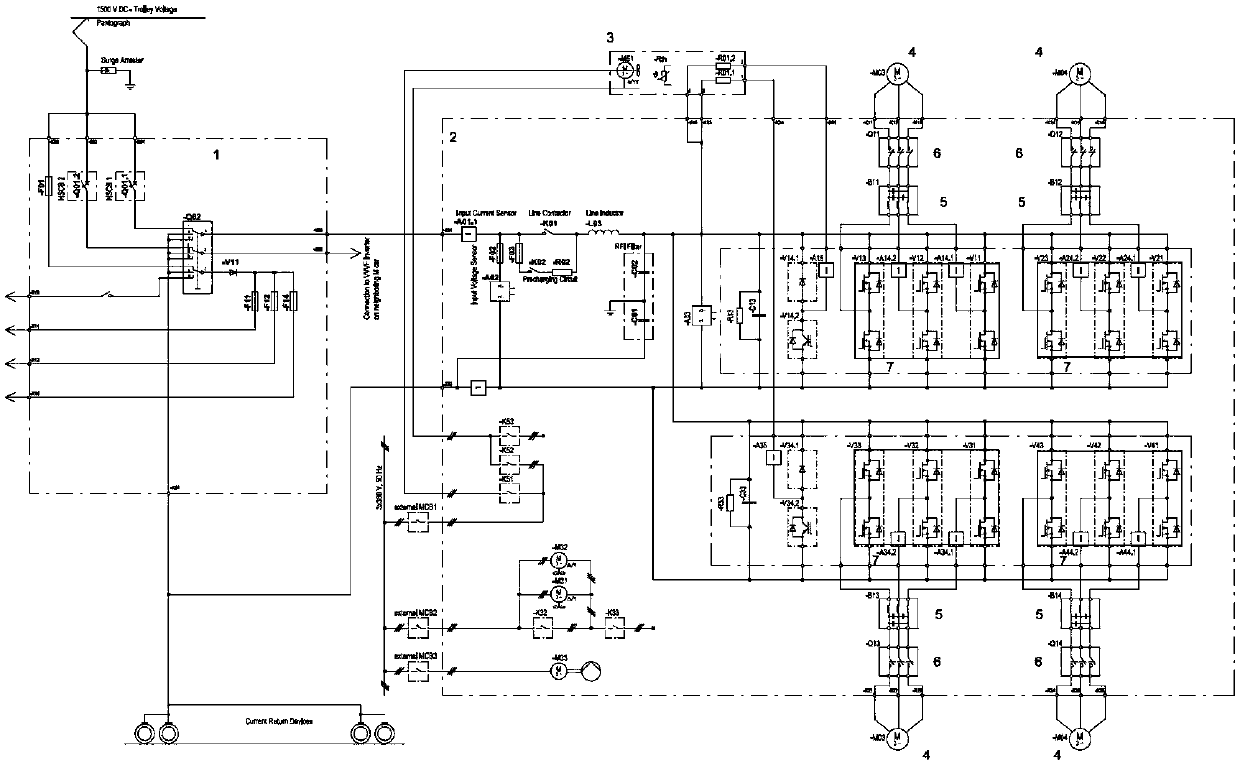 Permanent magnet direct-driven traction transmission system and method