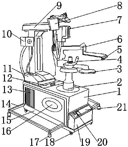 Repair machine convenient to carry