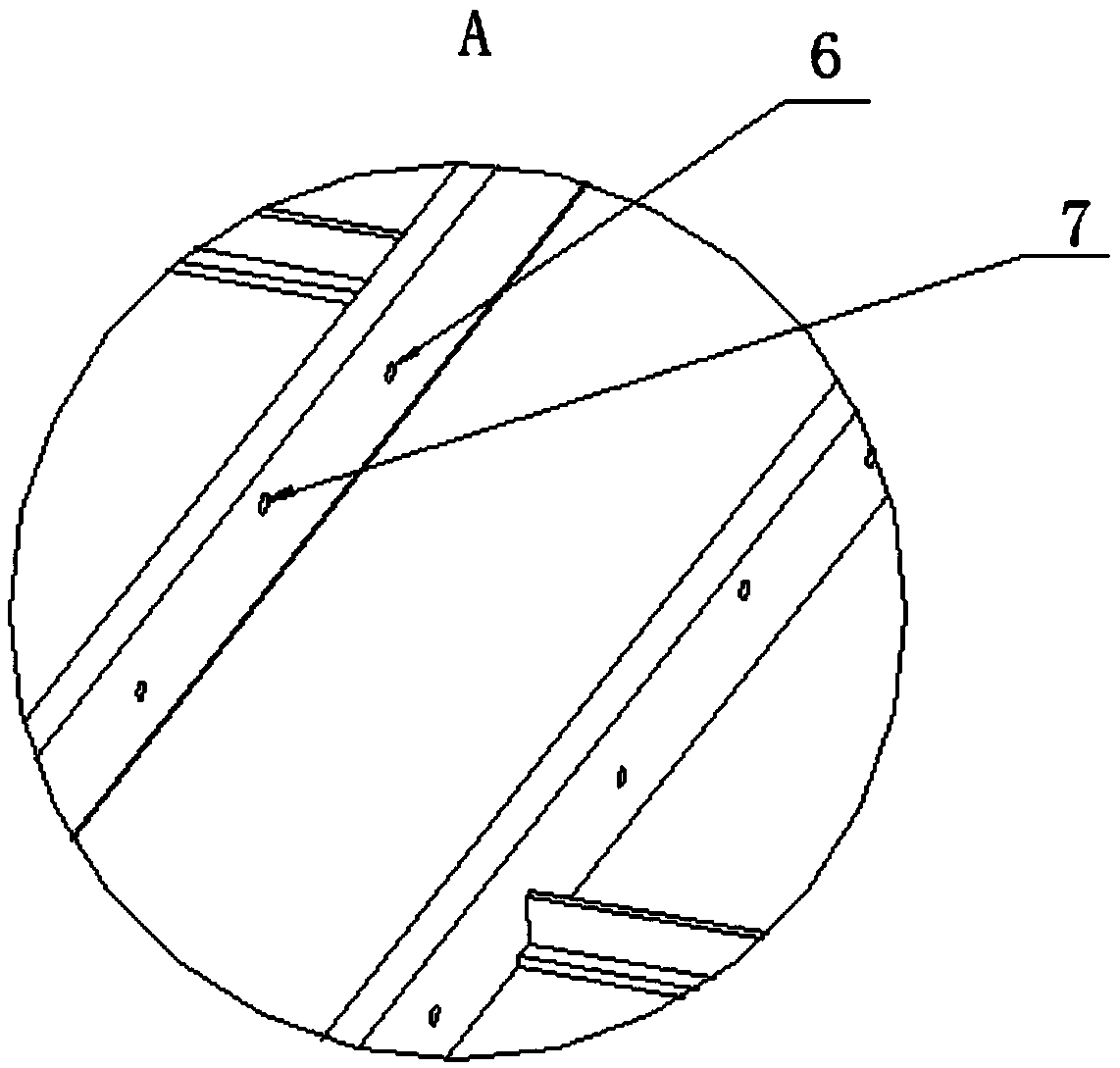 A high-strength spliced-type converter valve screening can