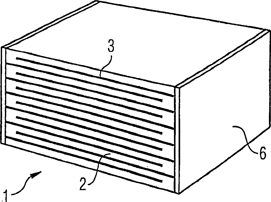 Electrical several-layer element and manufacturing method thereof