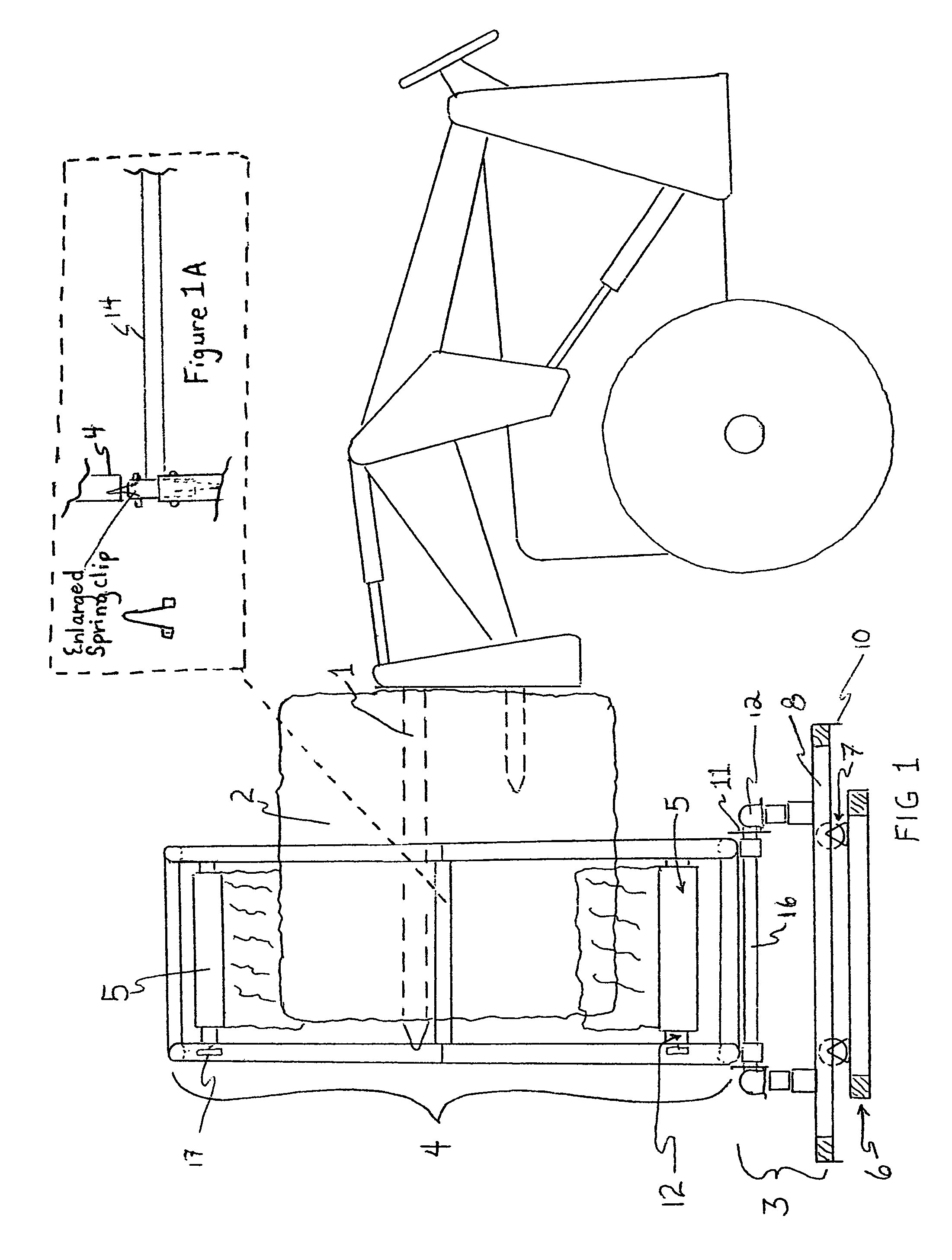 Manual round hay bale wrapper