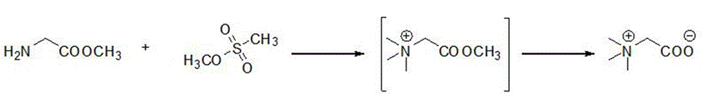 Preparation method of betaine