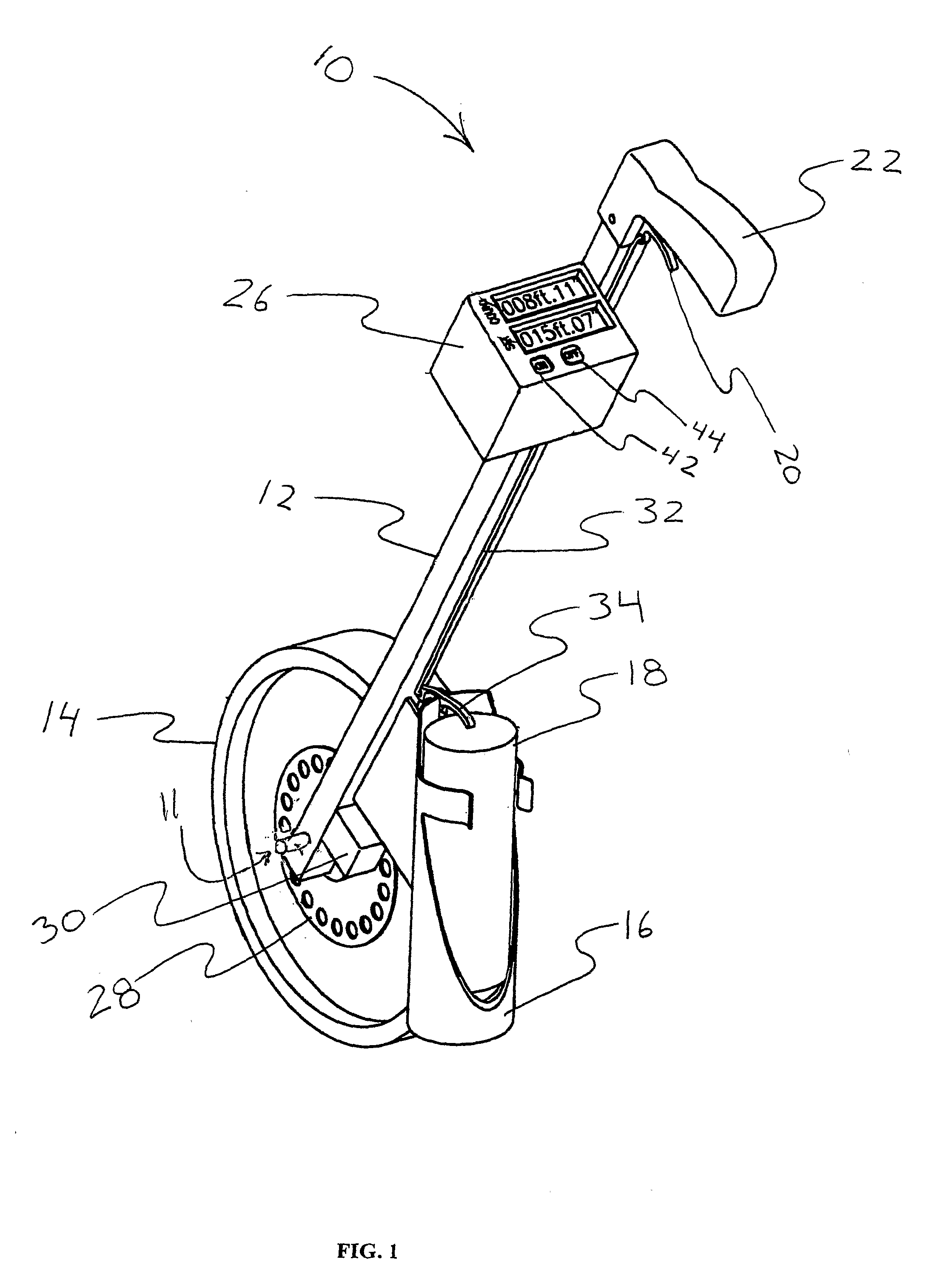 Measuring Roller and Spray Device