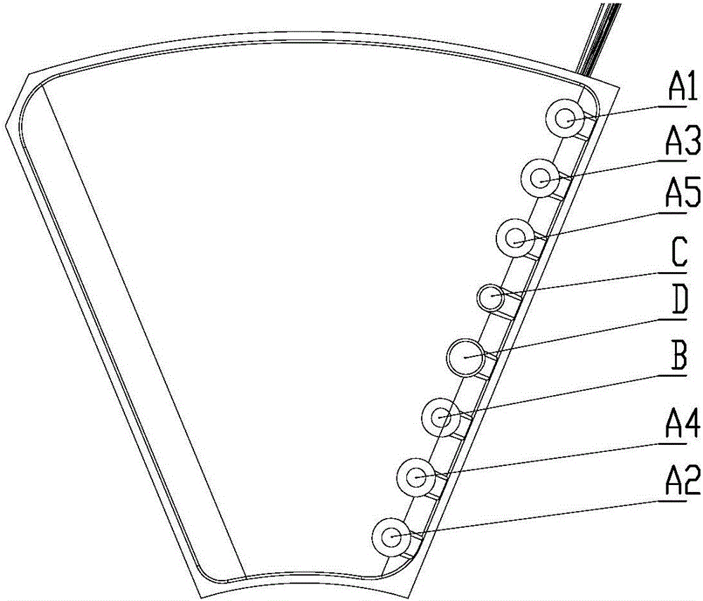 Hydro-electric unit composite material intelligent thrust bearing