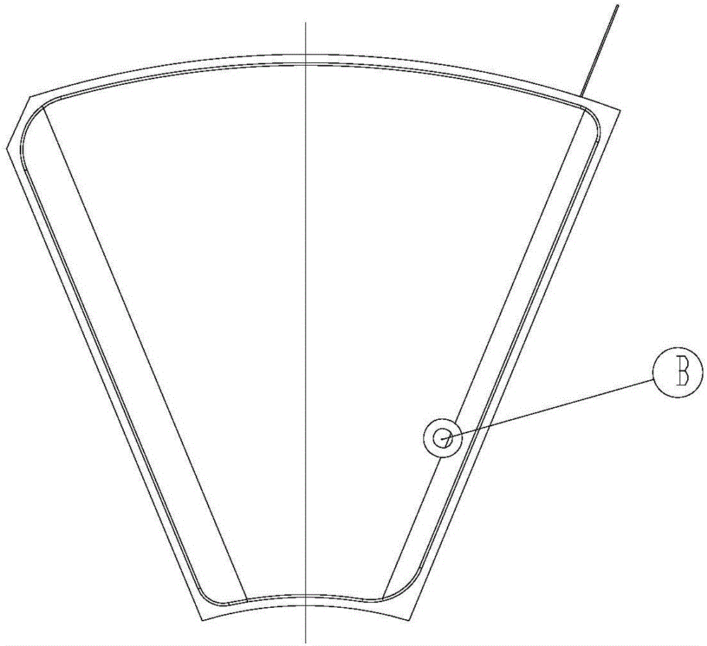 Hydro-electric unit composite material intelligent thrust bearing