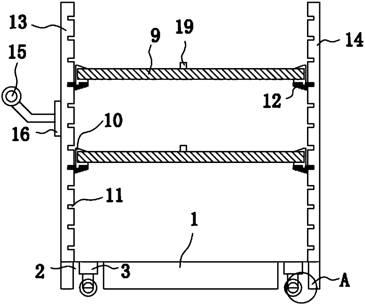 Transfer device used for high-low-pressure shell sale