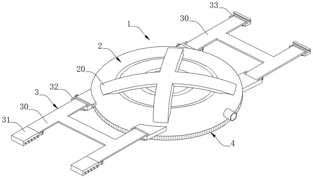 An automatic airbag pressurizing and pressing device