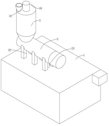 Rubber and plastic blending foaming agent filling device