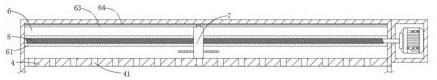 Rubber and plastic blending foaming agent filling device