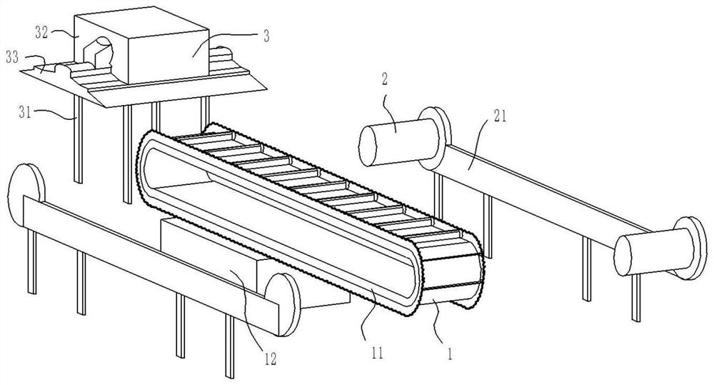 Heat insulation and cooling conveying device of pre-dispersed master batches for rubber adhesives