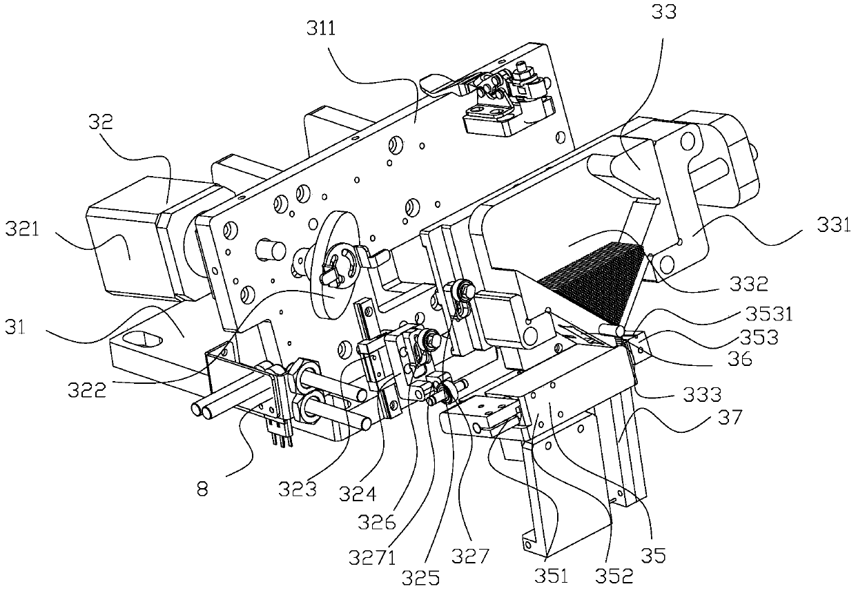 Automatic assembling system and method for medical detection test tube