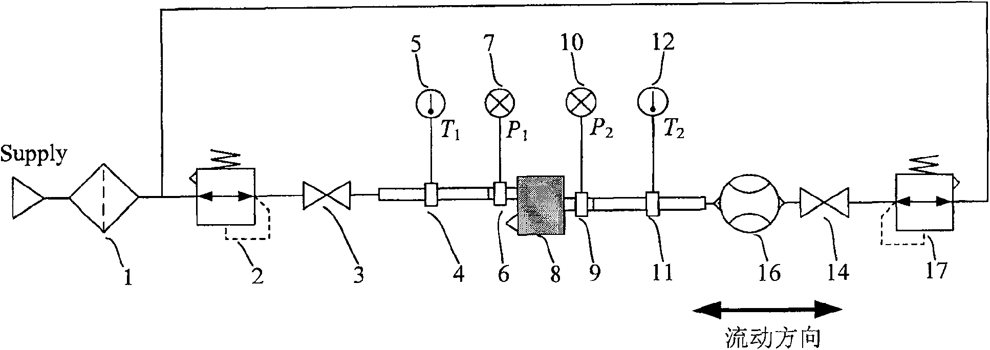 Method for continuously determining air-actuated compression release valve flow characteristic