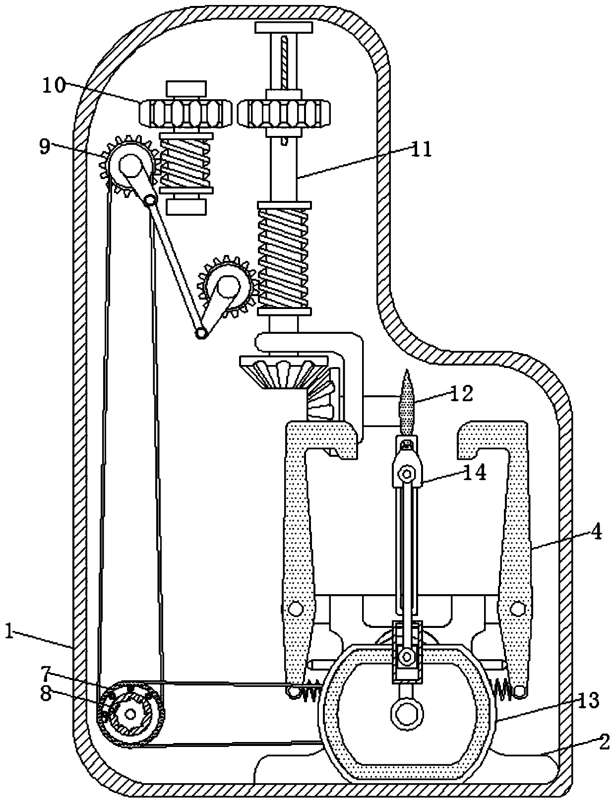 Textile bobbin cleaning device realizing automatic cutting and centralized collecting