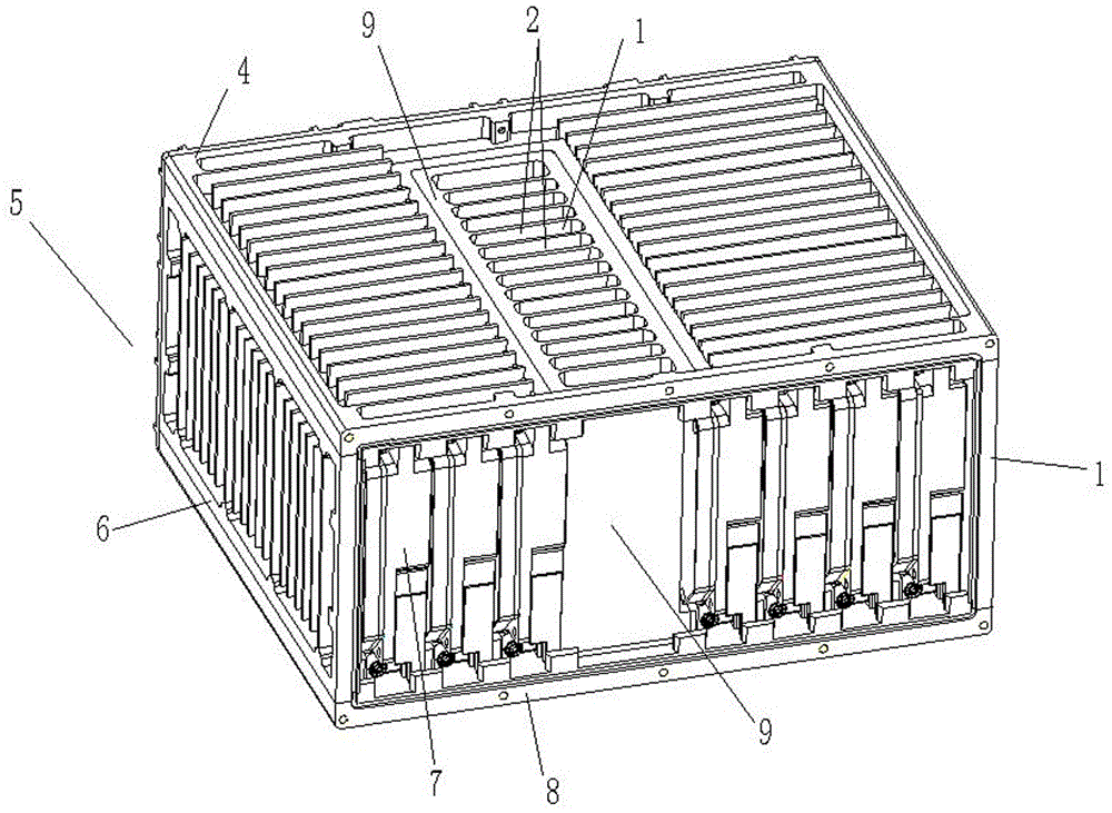 Host as well as case and housing thereof