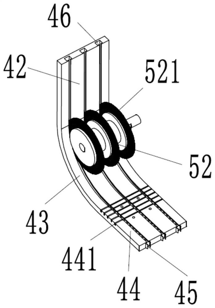 A kind of chestnut husk de-separation production system