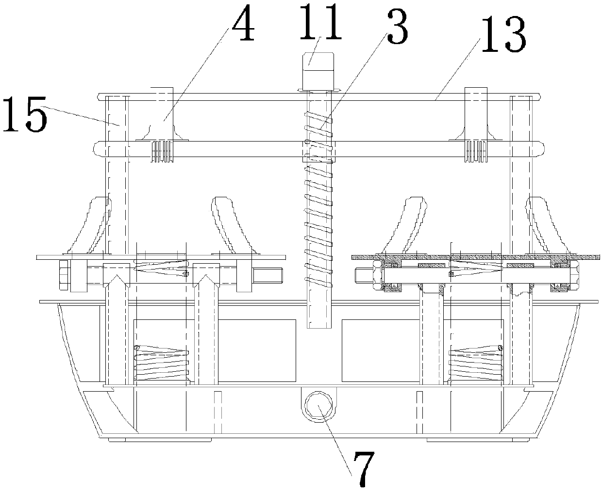 Shoe wearing device for assisting group with both upper limbs disabled