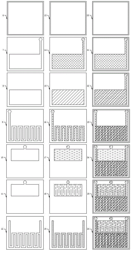 Fuel cell internal humidity-current density combined measurement sensor