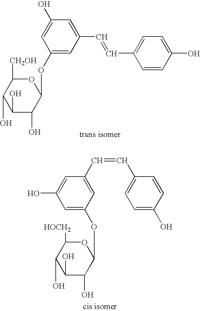 Transgenic legume plants modified to produce resveratrol glucoside and uses thereof