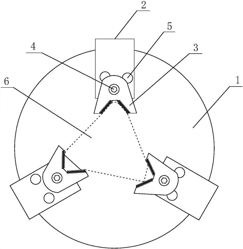 Chuck suitable for irregular part