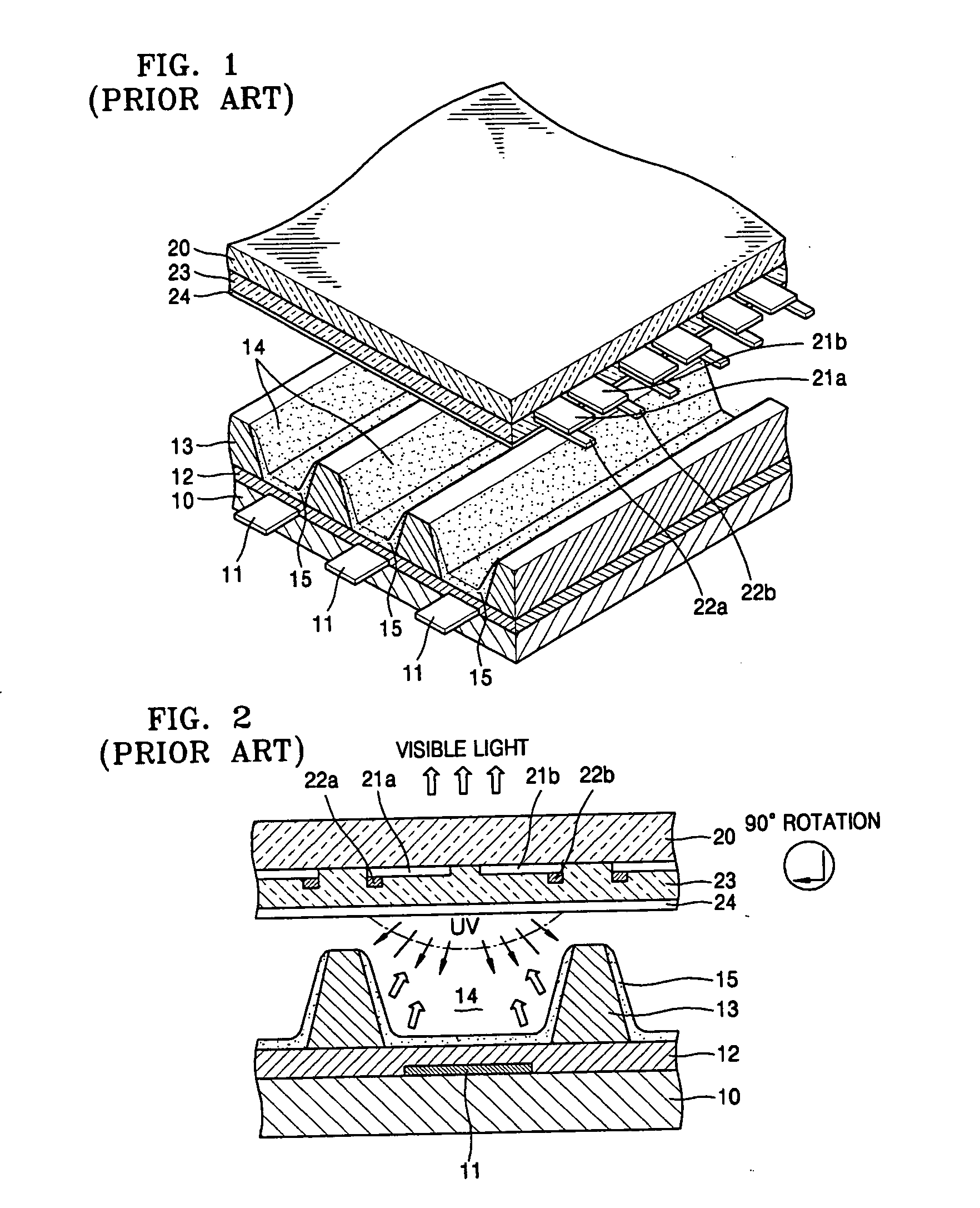 Light emitting device using plasma discharge