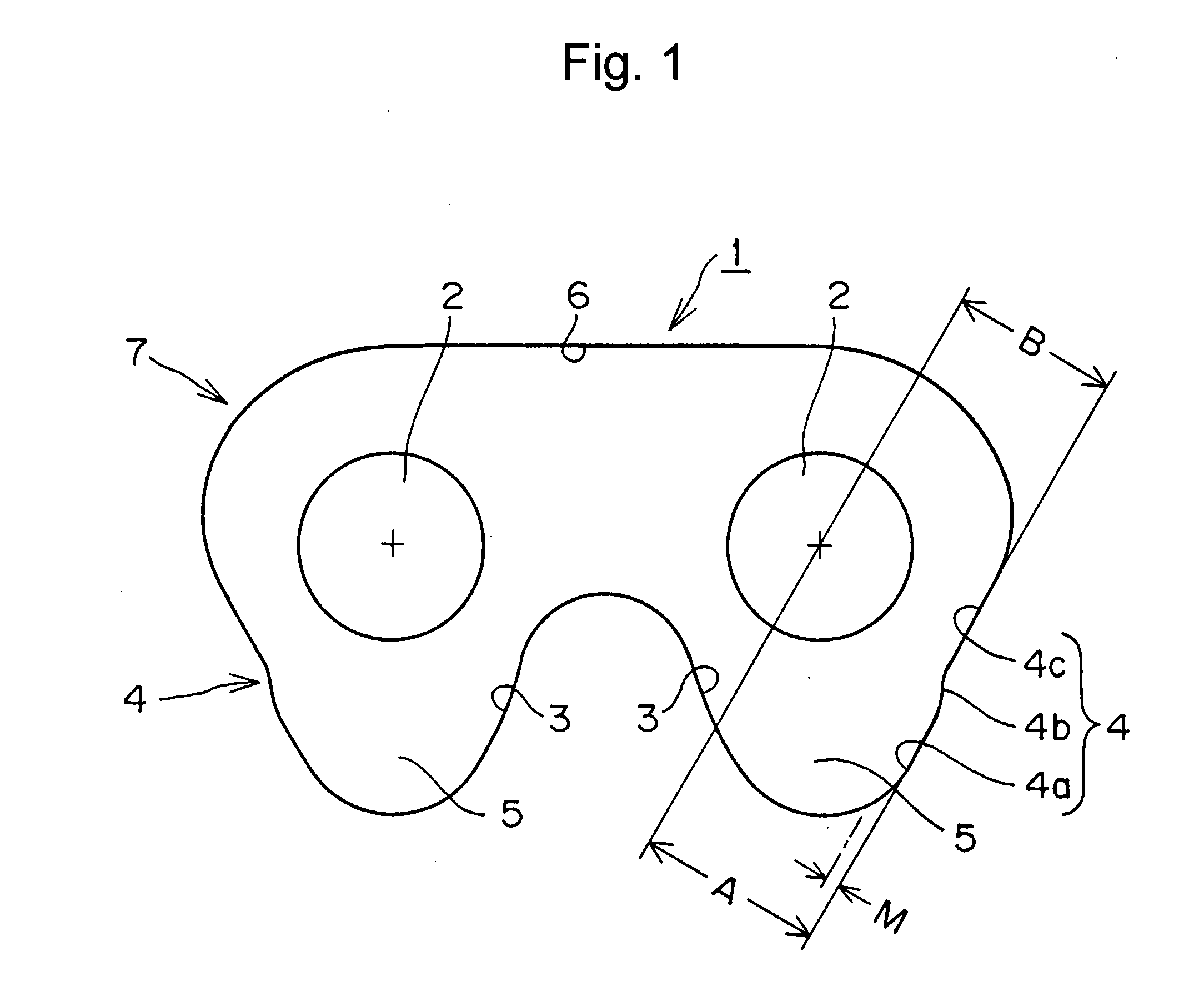 Link plate for silent chain