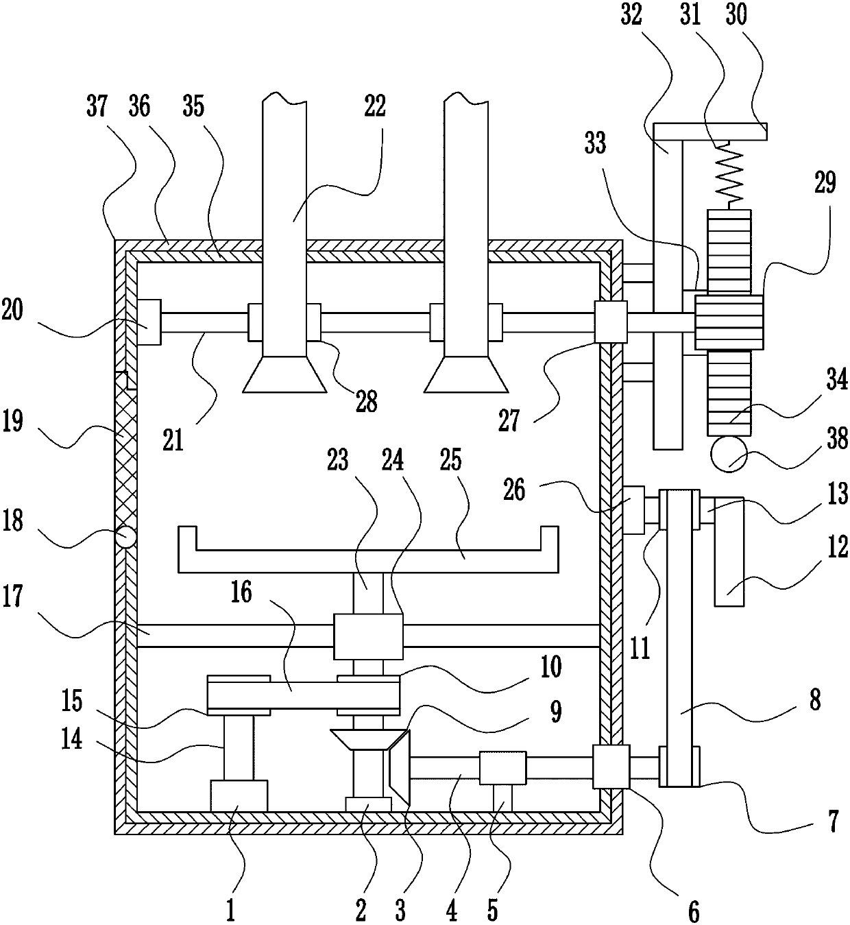 Sintering furnace for preparing nano ceramics