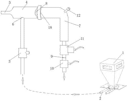 Down filling machine