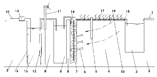 In-situ rainwater leaching repair system for contaminated soil