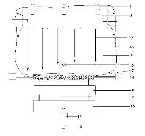 In-situ rainwater leaching repair system for contaminated soil