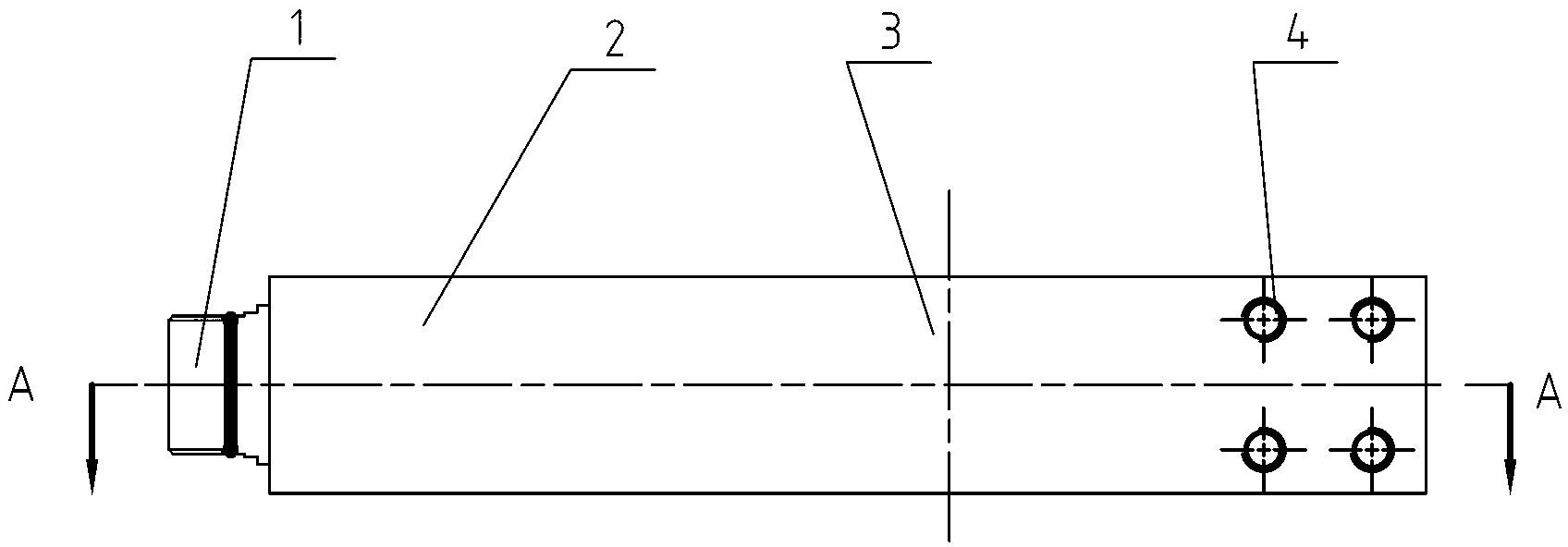 Elastic body of weighing sensor