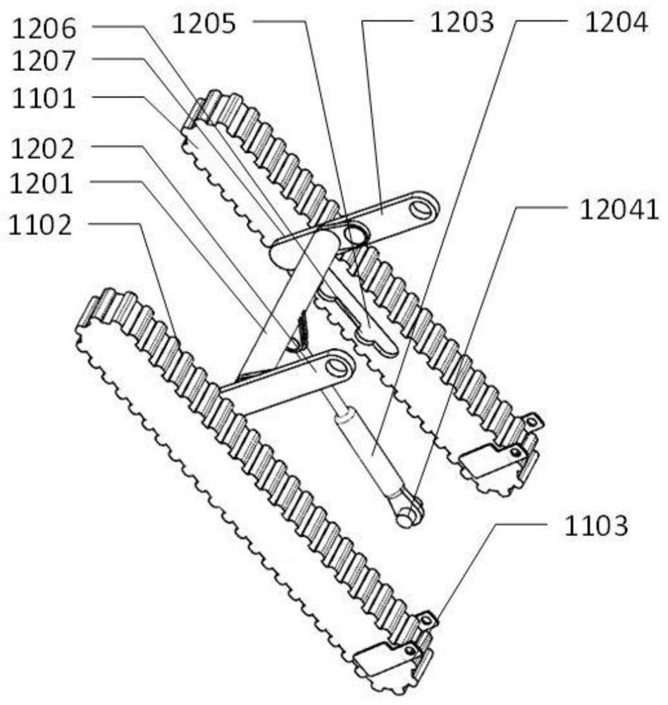 Semi-hidden crawler type adjustable speed automatic stair climbing luggage and its control method