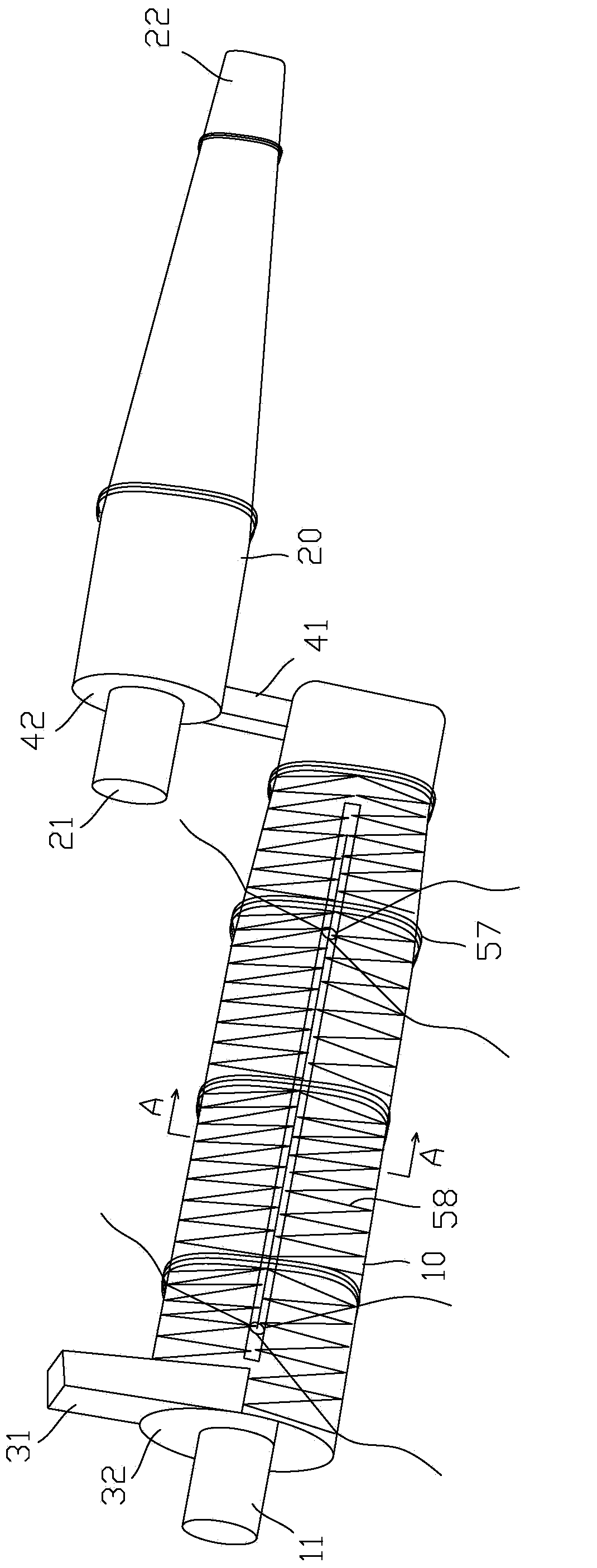 Magnetic control type full-angle-feeding three-product heavy medium cyclone