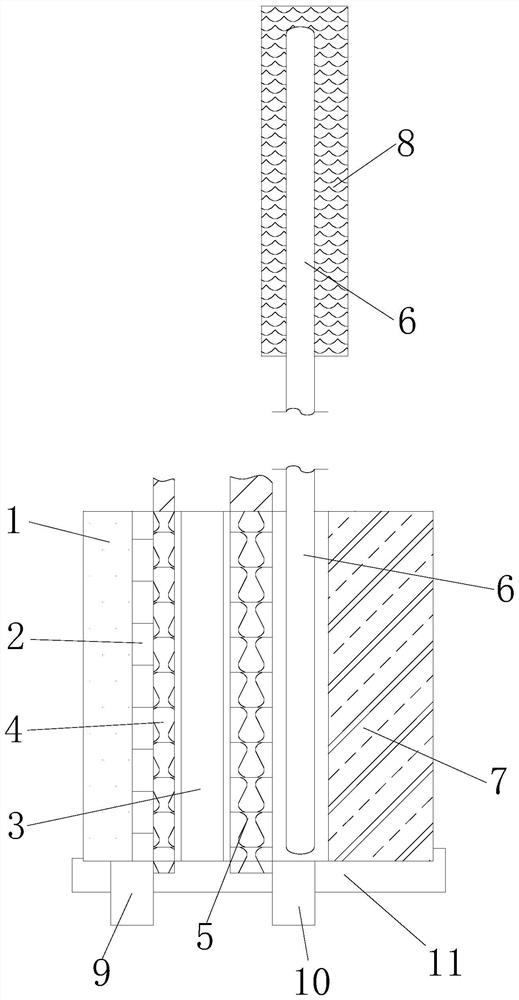 Solar photovoltaic photothermal comprehensive utilization device and the ventilation and heating system of the device