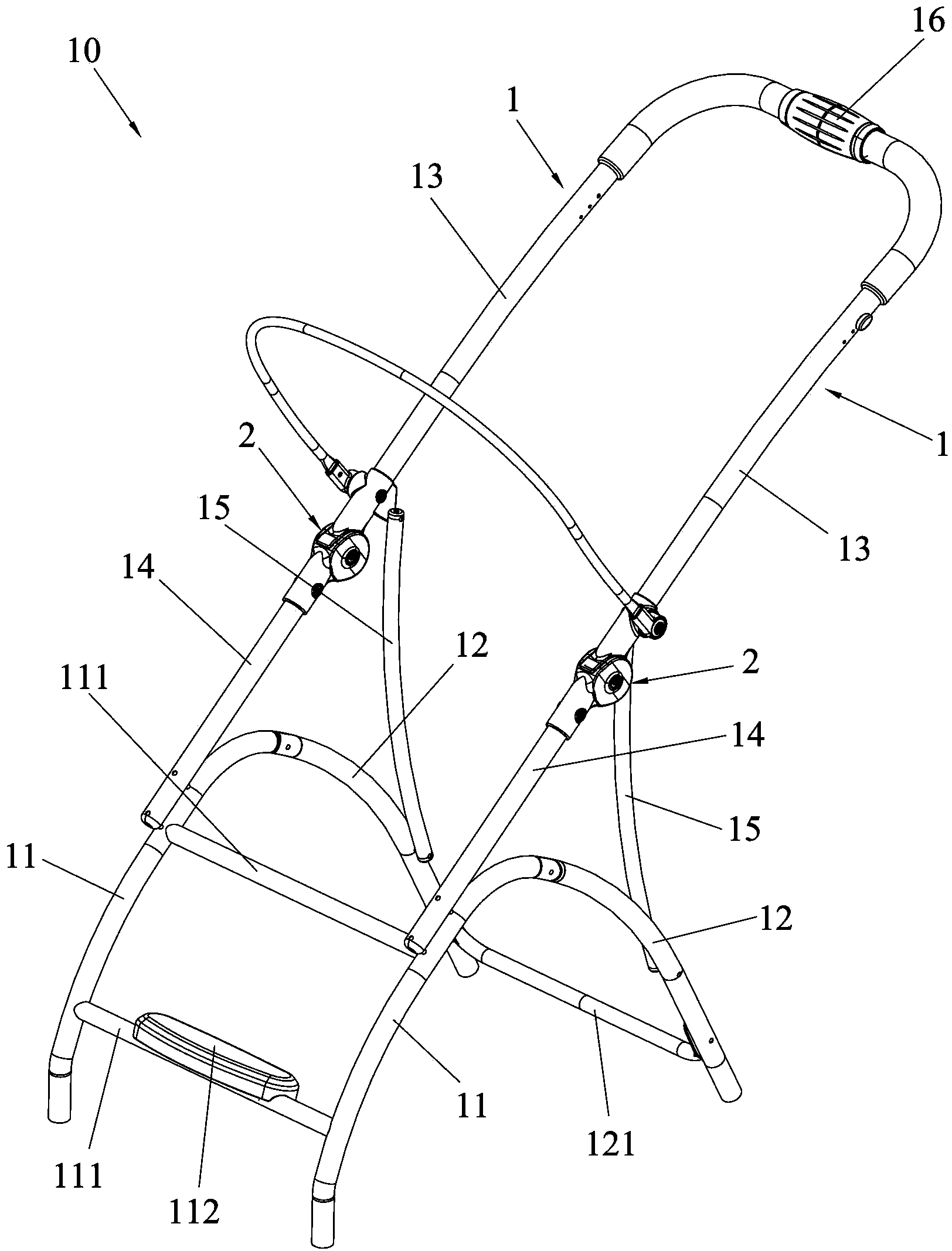 Stroller frame