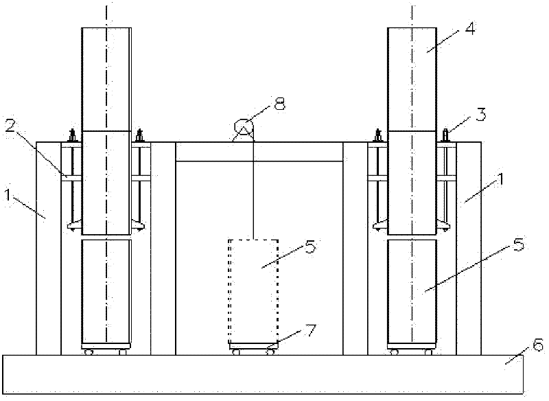 Jacking bracket system for segmented mounting of bridge tower and construction process thereof