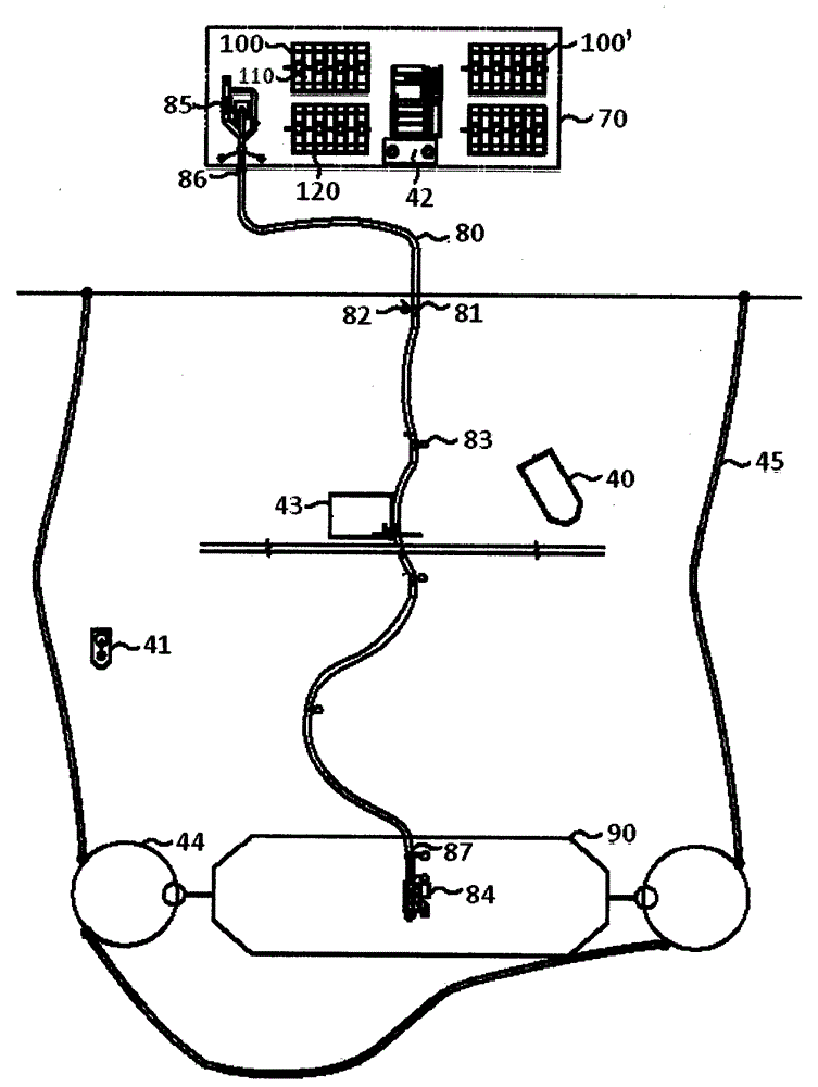 A method of near-shore oil transportation for a non-dock tanker