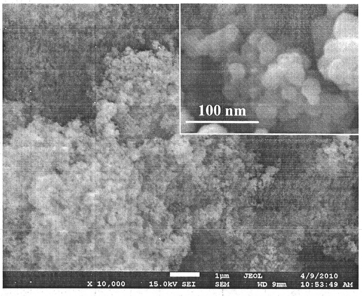 Method and device for preparing single-phase nano epsilon-Fe3N or gamma'-Fe4N powder