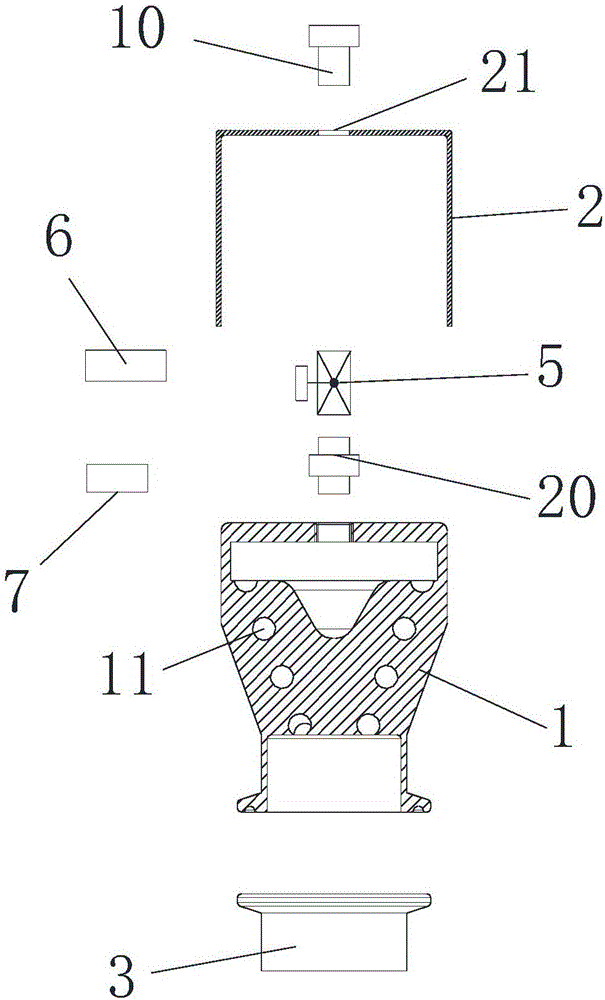 Eddy blowing device for pipelines