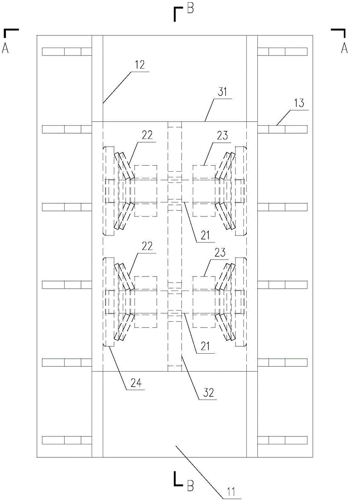 Sliding friction damper for bridge