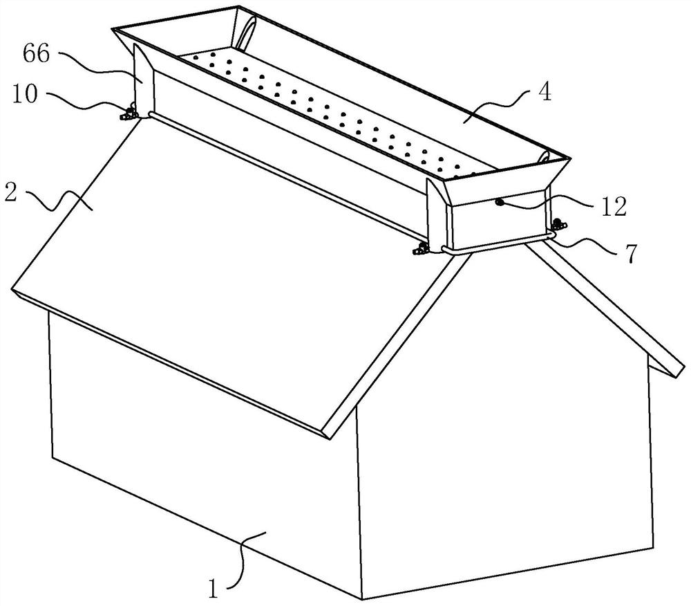 Prefabricated assembly type green house building with high heat dissipation performance