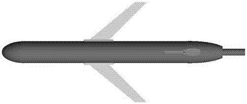 Boundary layer grid solving method of underwater glider lift-drag ratio at different attack angles