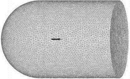 Boundary layer grid solving method of underwater glider lift-drag ratio at different attack angles