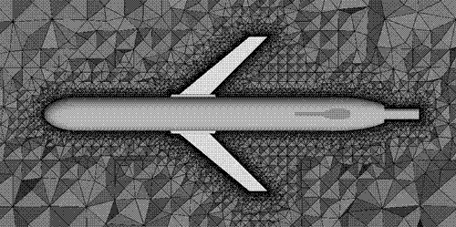 Boundary layer grid solving method of underwater glider lift-drag ratio at different attack angles