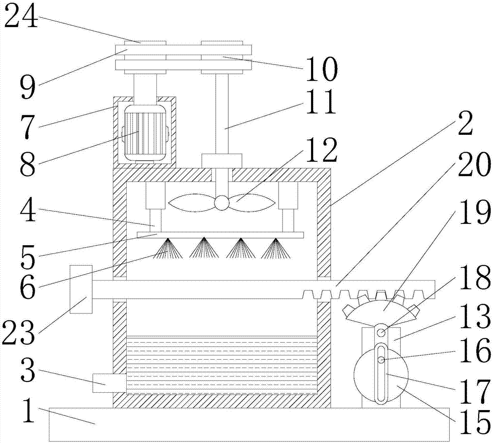 Textile dust extraction device