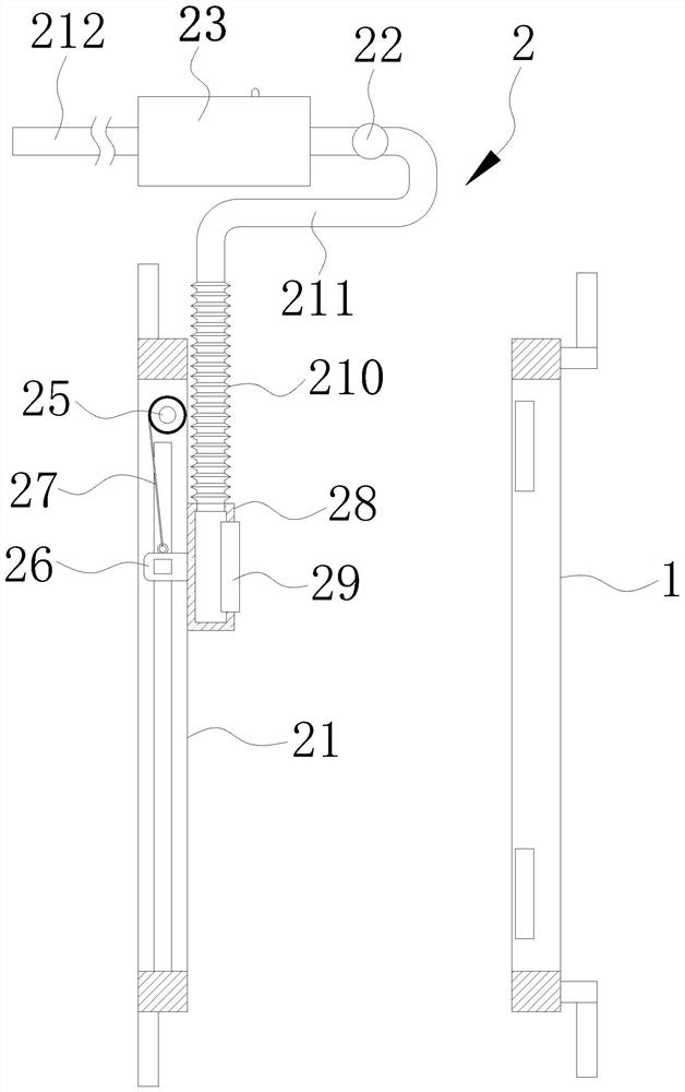 Intelligent ventilation device for breeding house for livestock breeding