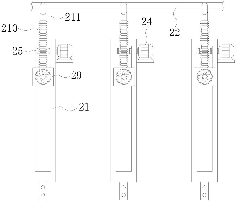 Intelligent ventilation device for breeding house for livestock breeding