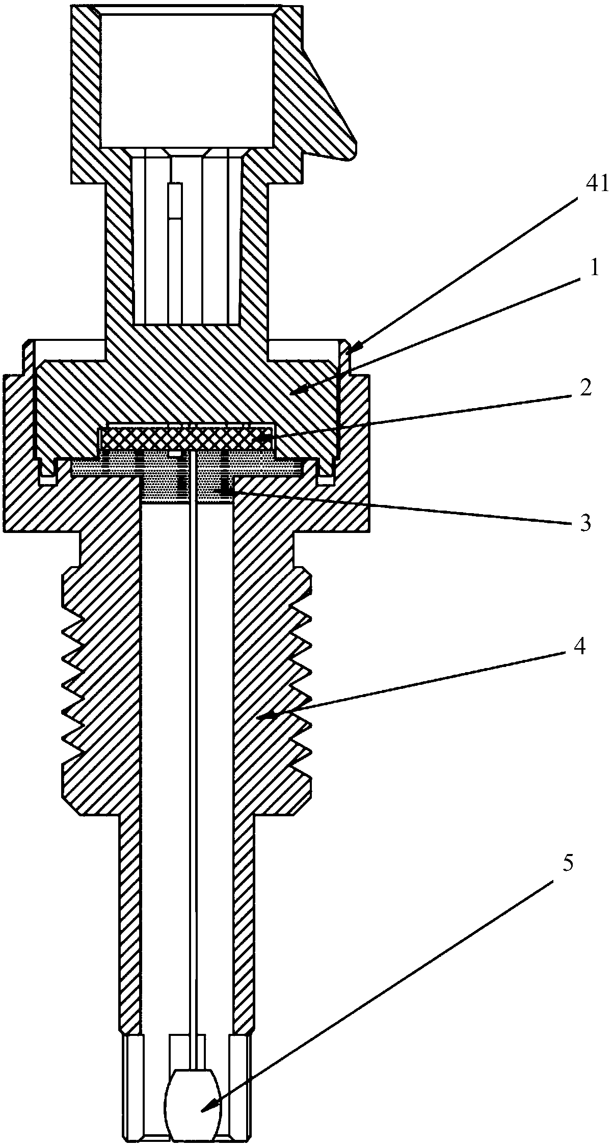 Integrated temperature sensor